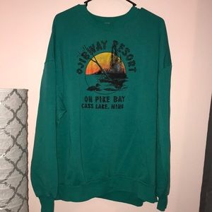 Vintage oversized crew neck!